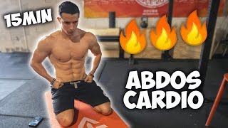 15min Abdos Cardio à la maison brule gras extrême [upl. by Jobina]