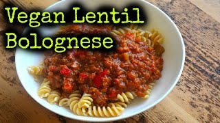 Vegan Lentil Bolognese [upl. by Ammej]