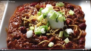 Chili Recipe [upl. by Slifka]