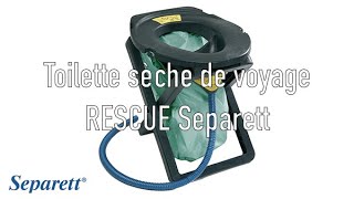 Toilette sèche de voyage RESCUE Separett par Maisonecolo [upl. by Aihpled]