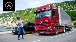 Active Brake Assist 5  MercedesBenz Trucks [upl. by Anegroeg]