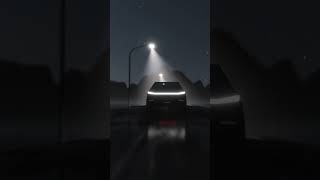 I synchronized cybertruck to streetlights using my music visualizer deorroTV sync satisfying [upl. by Purvis]