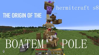 the origin of the BOATEM POLE Hermitcraft S8 all perspectives [upl. by Wang209]