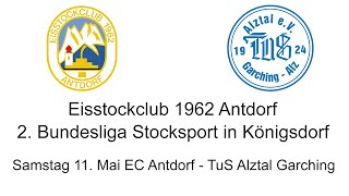 2 Bundesliga Stocksport mit dem EC Antdorf gegen TuS Alztal Garching [upl. by Aiuqenehs]