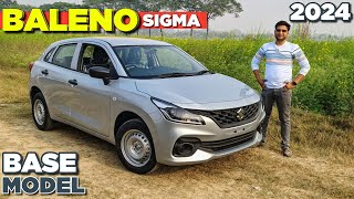 2024 Suzuki Baleno Sigma Base Model Review and Walkaround ✅🔥 l Baleno Sigma Review ✅ l MRCars [upl. by Carthy]