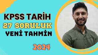 KPSS Tarih Yeni Tahmin 2024  KPSS LisansÖnlisans kpss kpss2024 [upl. by Arak]