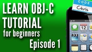 Objective C Tutorial For Beginners  Episode 1  Variables [upl. by Llehcnom]