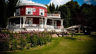 Auberge de la Tour du Lac  SainteAgathedesMonts Auberge Laurentides [upl. by Ahsaet]