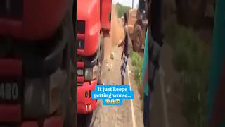 How many accidents can one work truck take jjsafetyllc safetyfirst safetyfails [upl. by Aciraa]