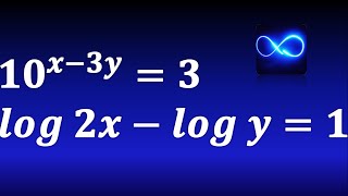 01 Sistema de ecuaciones logaritmicas y exponenciales [upl. by Adlin]