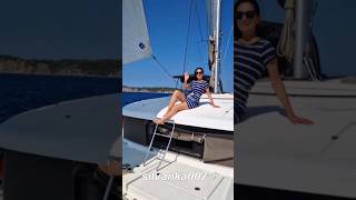 SAILING CATAMARAN LAGOON 40 Greek Islands Sporades Yachting Adventure Aegean Sea catamaran sailing [upl. by Sussna]