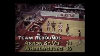 Wheelersburg vs Akron St Vincent 2nd Half  1984 AA Ohio Championship [upl. by Ocram499]