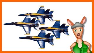 JET PLANE   Airplanes For Kids  Things That Go TV [upl. by Lundin]