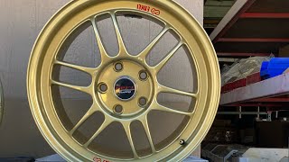 New gold wheels on my SubaruEnkei 17x8 RPF1’s riding on Toyo Open Country AT3’s All Terrains [upl. by Nikolai]