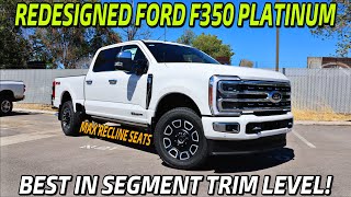 Redesigned Ford F350 Platinum This Ultimate City Boy Truck Is Miles Ahead Of GMC And RAM HDs [upl. by Ecirrehs]