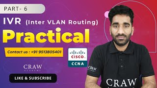 97 Inter VLAN Routing  IVR  VLAN  IVR Practical  CISCO CCNA 200301 Full Course  Part  6 [upl. by Viscardi85]