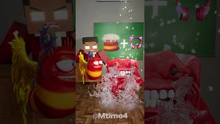 E E Ei amp Oi Oi Oi Red Larva VS SaltBae 😮  Meme School [upl. by Ahseat]