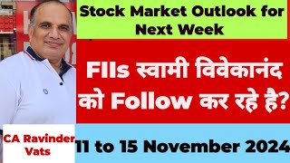 Jefferies Outlook impact amp Stock Market Outlook for Next Week  11 to 15 Nov 24 by CA Ravinder Vats [upl. by Aidnama]