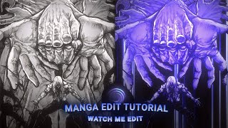 Manga Edit Tutorial  Alight motion Preset [upl. by Pieter]