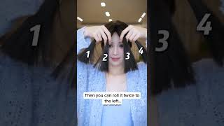 KOREAN HAIRSTYLE FOR GIRLS LONG HAIR EASY 🔥💇 [upl. by Atalie233]