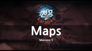 Maroon 5Maps Karaoke Version [upl. by Namurt253]