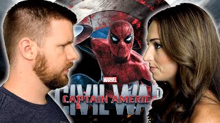 My girlfriend watches Captain America Civil War for the FIRST time  MCU Phase 3 [upl. by Voss]