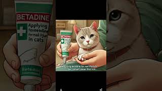 Betadine shortsfeed youtube shorts cats nails batadine ointment featured trending foryou [upl. by Yliab758]