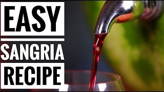 Easy Sangria Recipe How to make Sangria at home  Chef Jon Ashton [upl. by Abehshtab]