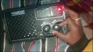 paramount 4 band USB Radio full working review [upl. by Emmeram]