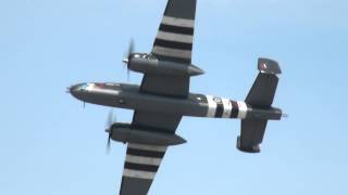 B25 Mitchell  Hamilton Air Show 2013 [upl. by Leihcar807]