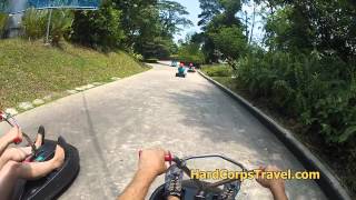 Street Bobsledding at Sentosa Singapore [upl. by Eugor]