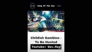 Childish Gambino  To Be Hunted Anime Visualizer [upl. by Annhej888]