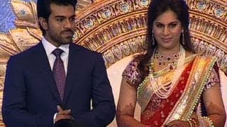 Part 1  Ram Charan Upasana Wedding Reception Video [upl. by Notle]