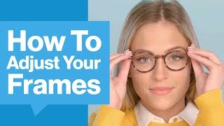 How To Adjust Your Frames  GlassesUSAcom [upl. by Ailemor]