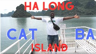 Ferry Trip From Halong Bay To Cat Ba Isalnd vietnam travel ferry trip [upl. by Patsy]