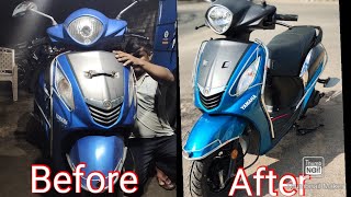 Yamaha Fascino Full Restoration [upl. by Ahsiekat]