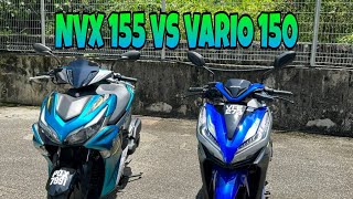 YAMAHA NVX 155 VVA  HONDA VARIO 150  MANA LAGI OK [upl. by Petromilli]