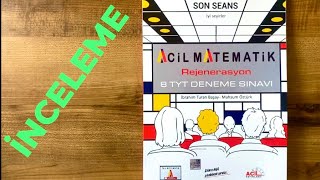 Acil Matematik Rejenerasyon 8 TYT Deneme Sınavı Son Seans İnceleme [upl. by Airlee]