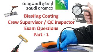 Saudi Aramco Crew supervisor Blasting Coating Supervisor  QC interview questions and answers Jobs [upl. by Bornstein]