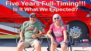 5 Years of Full Time RVing What We Expected vs What Its Really Like [upl. by Lanod363]