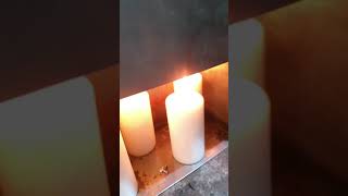 small workshop heater idea using candles simple easy low cost heating [upl. by Lussier]