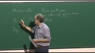 Introduction to Frustrated Magnetism III Prof John Chalker [upl. by Notxarb]