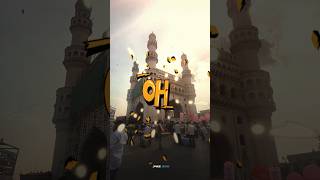 CHARMINAR HYDERABAD 🤩❤️ charminar hyderabad telangana tourism travelvlog videos iphone [upl. by Wallraff]