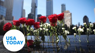 New York marks 23 years since 911 honors the victims at memorial  USA TODAY [upl. by Rebba]