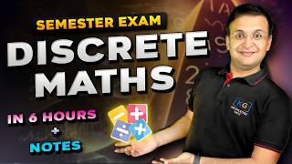 Complete DM Discrete Maths in one shot  Semester Exam  Hindi [upl. by Noeruat]