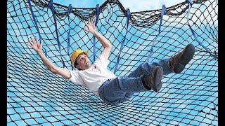 Horizontal Safety Net DROP TEST [upl. by Agee]