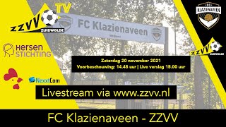 LIVESTREAM  FC Klazienaveen 1  ZZVV 1 [upl. by Coney]