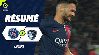 PARIS SAINTGERMAIN  HAVRE AC 3  3  Résumé  PSG  HAC  20232024 [upl. by Earehs]