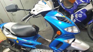 E10 FUELING MISTAKE ON THIS SPEEDFIGHT 50CC MOPED SCOOTER  MAYBE [upl. by Almeta]