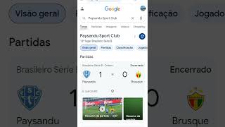 PAYSANDU 1 X 0 BRUSQUE CAMPEONATO BRASILEIRO SERIE B 2024 2534 [upl. by Pansy]